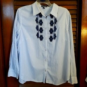 Women's dress shirt by CHAPS size 1x